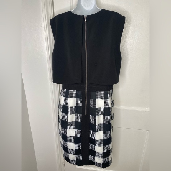 TOCCIN (NY) NWT Black and White Checkered Dress - Picture 7 of 14